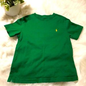 Boys Green Polo Ralph Lauren Tee